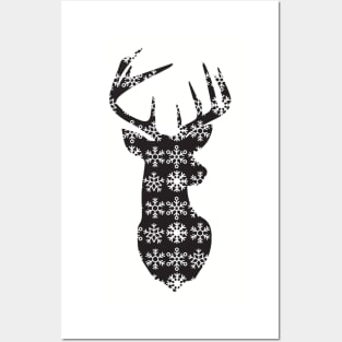 Christmas Deer 2 - geometric vector art Posters and Art